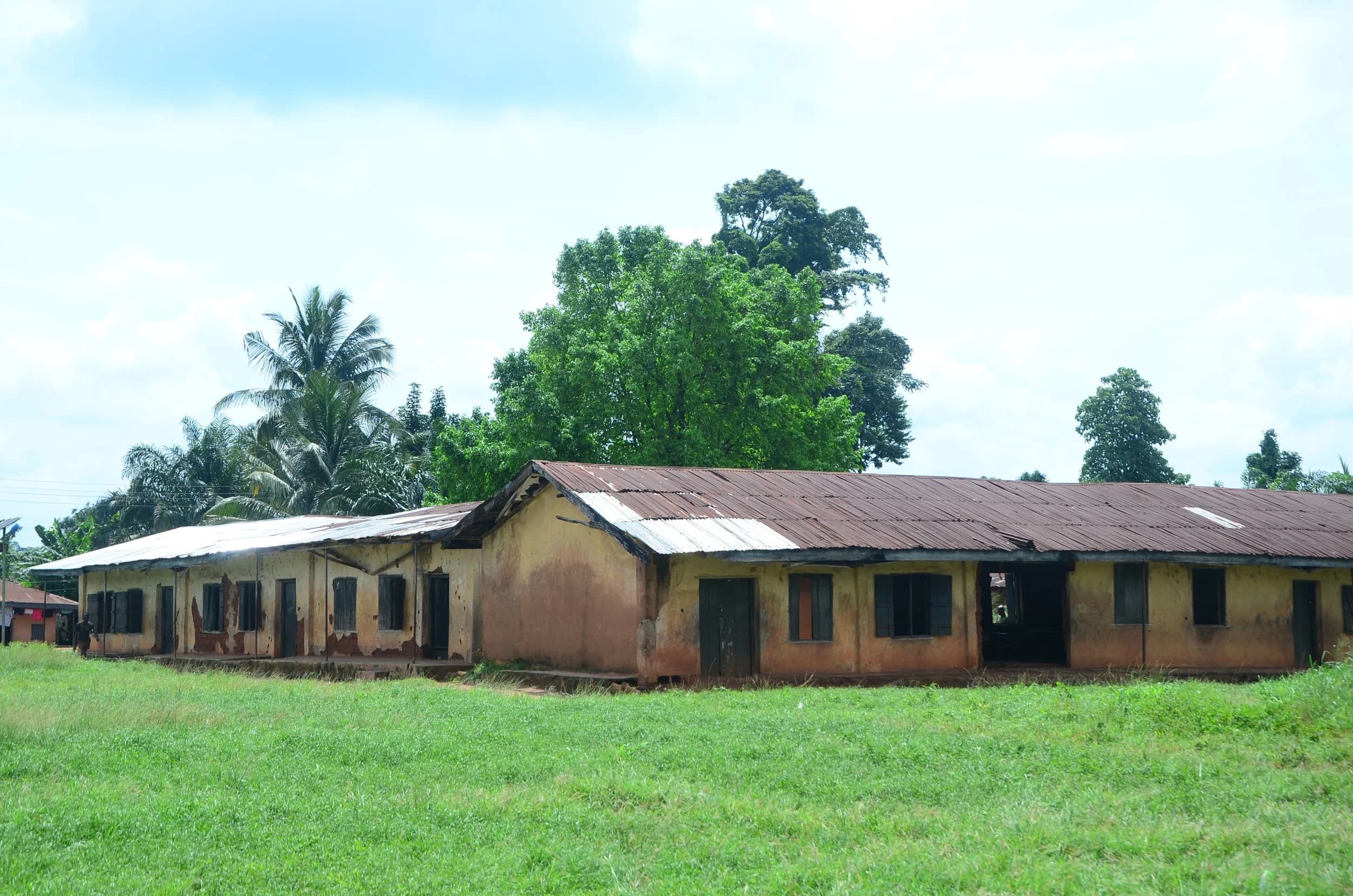 Students at Uvbe Primary School